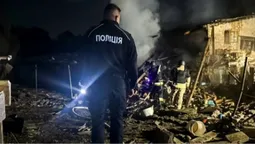 Виявили уламки «Герані-5»: на Рівненщині правоохоронці показали наслідки атаки (фото)