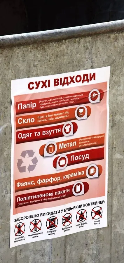 У Луцьку встановили перші контейнери для роздільного збору сміття (фото)