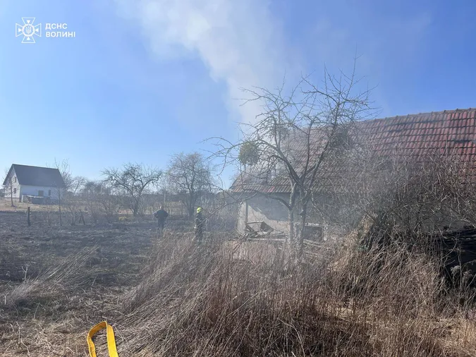 Волинь охопила хвиля пожеж: за добу – 28 загорянь (фото)