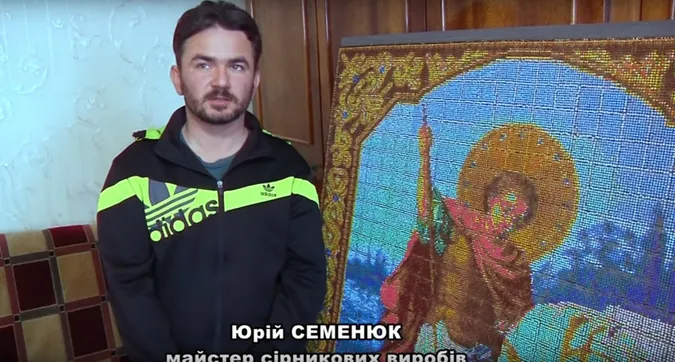 Волинянин зробив ікону із...сірників