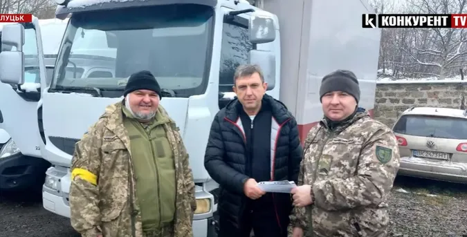 Міжнародний перевізник з Луцька з початку війни допомагає ЗСУ (відео)