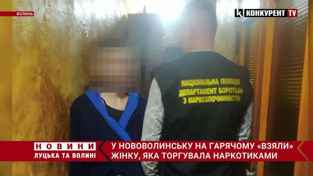 У Нововолинську затримали жінку, яка торгувала наркотиками «з рук у руки» (фото, відео)