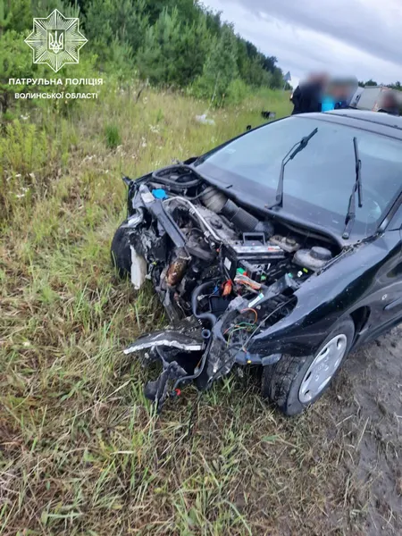 На «Варшавці» жінка на «пежо» протаранила припарковану фуру (фото, відео)