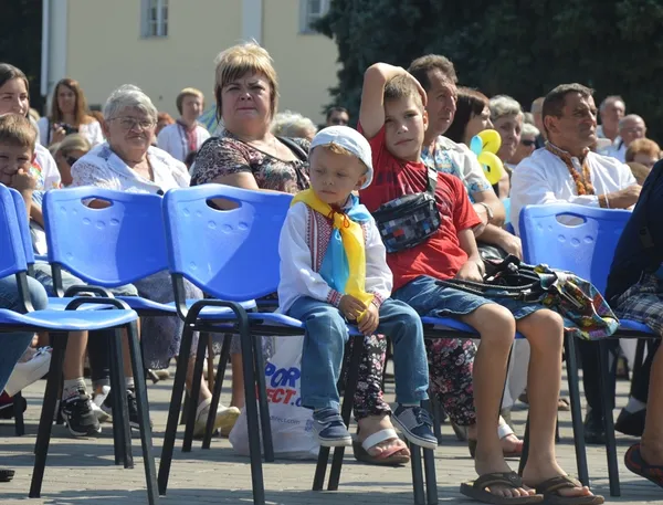 Як лучани «вишили» тілами в'їзну вежу замку Любарта (фото)