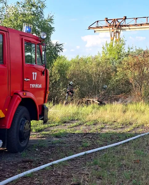 Дві пожежі за добу: на Волині знову палав сухостій (фото)