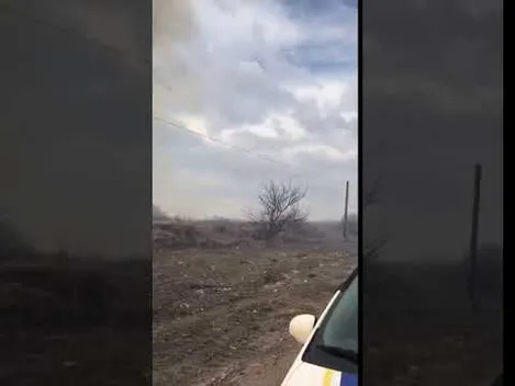 На Волині горить поле (фото, оновлено)