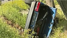У Рованцях ВАЗ злетів у кювет (відео)
