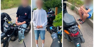Наймолодшому – 13 років: під Луцьком спіймали трьох неповнолітніх на мотоциклах