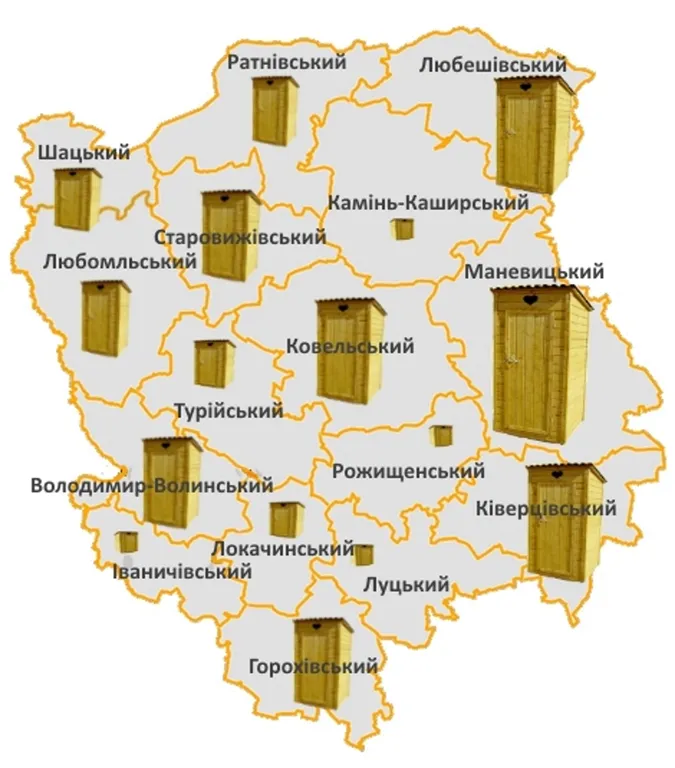 Більше 100 шкіл Волині змушують дітей ходити в туалет на вулицю
