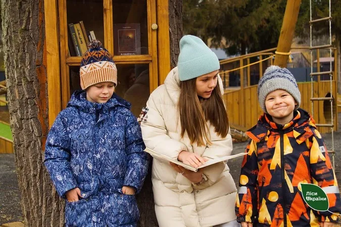 У Луцькому районі відкрили лісову бібліотеку (фото)