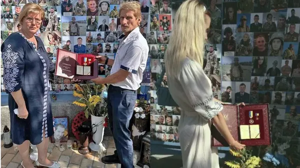 Герой України посмертно: родині загиблого льотчика з Луцька Євгена Лисенка вручили орден «Золота Зірка» (фото)