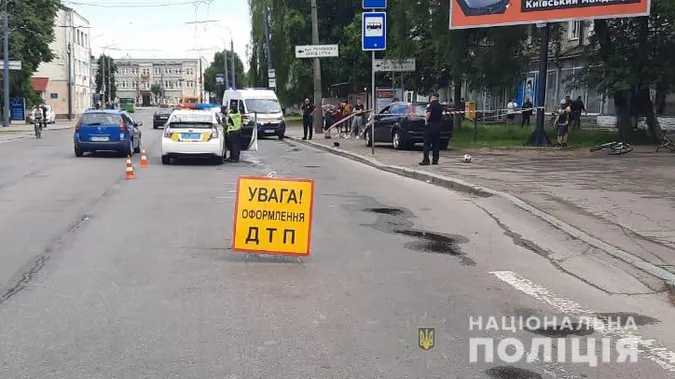 Поліція затримала водія, який збив батька з дітьми у Луцьку (фото)