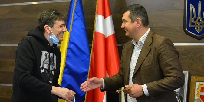 Голова Волиньради зустрівся з відомим луцьким диджеєм (фото)