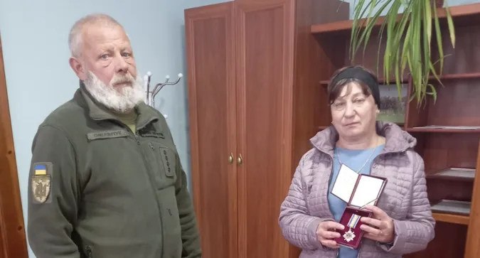 На Волині орден «За мужність» вручили дружині загиблого воїна Ігоря Банковського