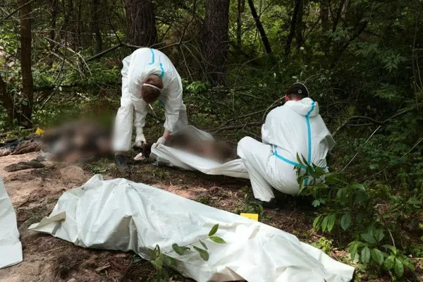 Зв’язані руки та прострілені коліна: під Бучею виявили ще одне масове поховання