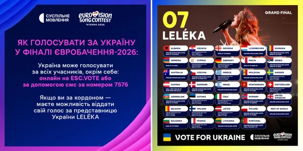 Фінал Євробачення-2026: де дивитися і як голосувати (відео)