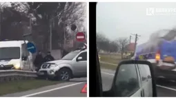 Масові аварії на трасах біля Луцька: що сталося (відео)