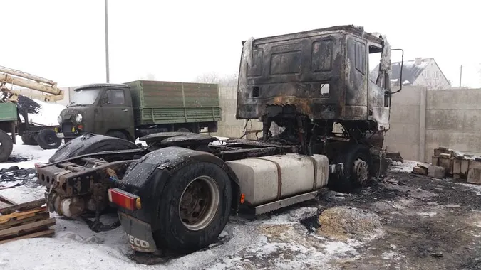 Показали фото погорілого майна голови Підгайцівської ОТГ