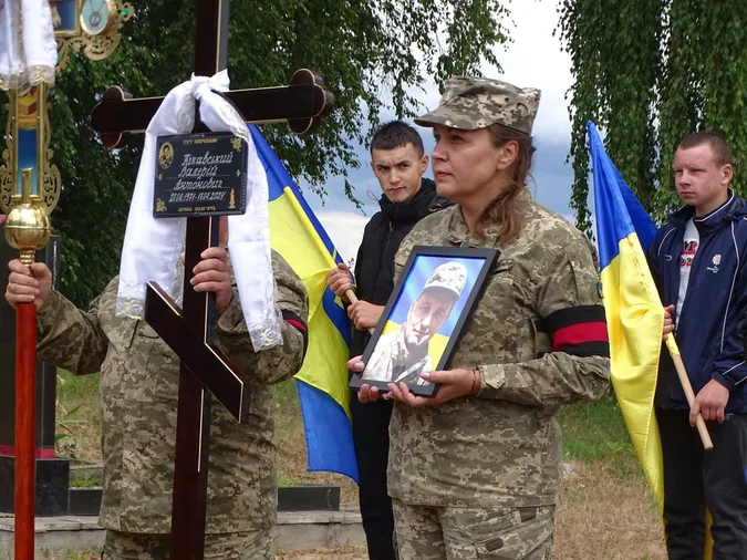 Турійщина попрощалася із Захисником України Валерієм Кікавським
