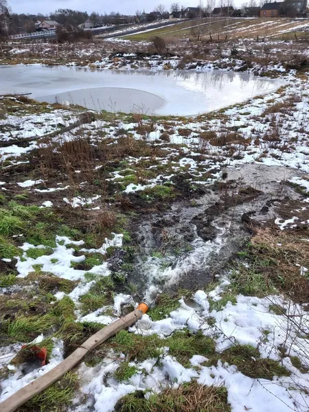 У Луцькому районі відкачали воду з будинку (фото)