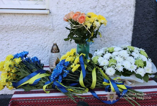 Назавжди в строю: на Волині увічнили пам'ять загиблого поліцейського-добровольця (фото)