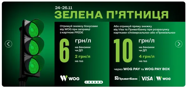 Знижки WOG