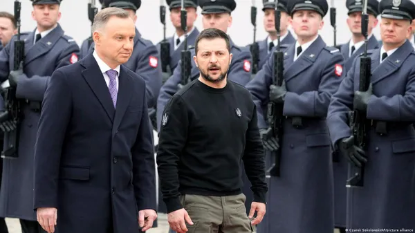 Polish President presents Zelensky with Poland's highest honor