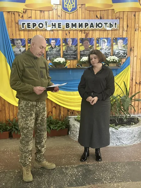 Дружині полеглого Героя з Волині вручили його нагороду