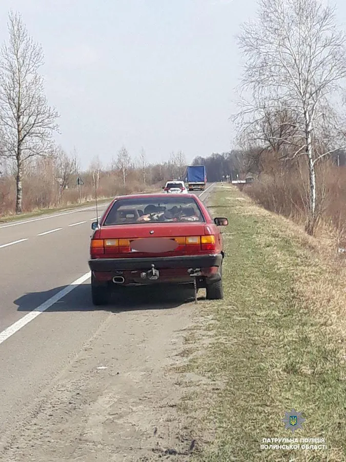 На Волині п'яний водій «спалився» на перевищенні швидкості (фото)