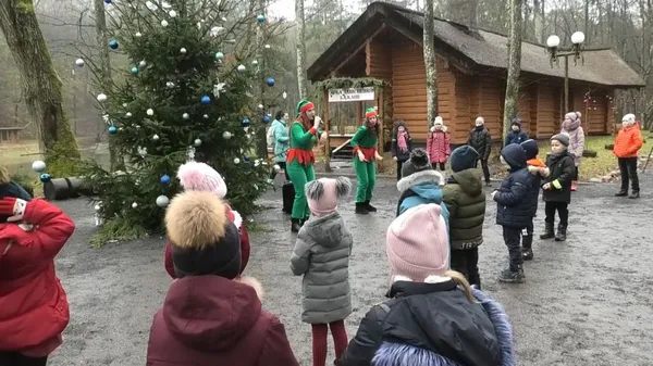 Як під Луцьком обживається Санта і його помічники ельфи (фото, відео)