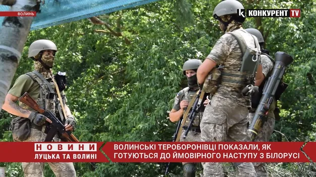 «Перетворимо їх на деруни!» Волинські тероборонівці показали, як готуються до наступу з Білорусі (відео)