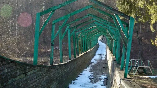 Кременецька санна траса. Фото: Суспільне Тернопіль