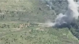 Під Лисичанськом ЗСУ ліквідували російську колону (відео)