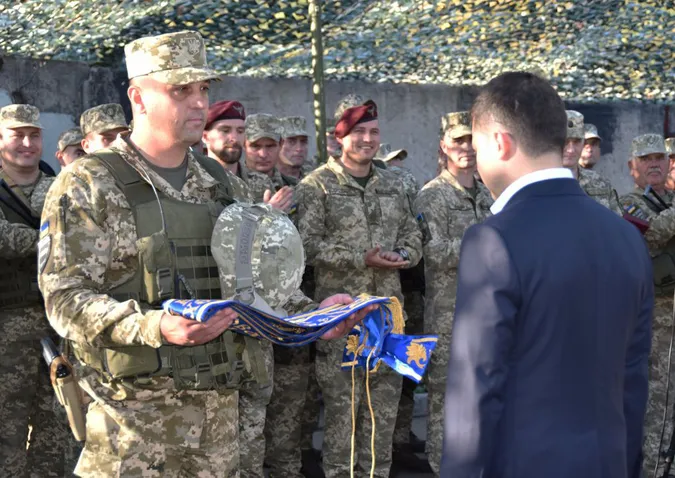 ВІйськові 14 ОМБр отримали відзнаку від Зеленського