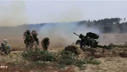 На Волині воїни ТРО тренуються палити групові та одиночні цілі противника (фото)