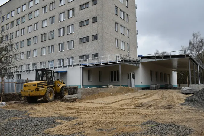 Приймальне відділення Луцької міської клінічної лікарні готове на 89% (фото)