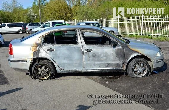 У Луцьку спалили «Мерседес» сина «злодія в законі»