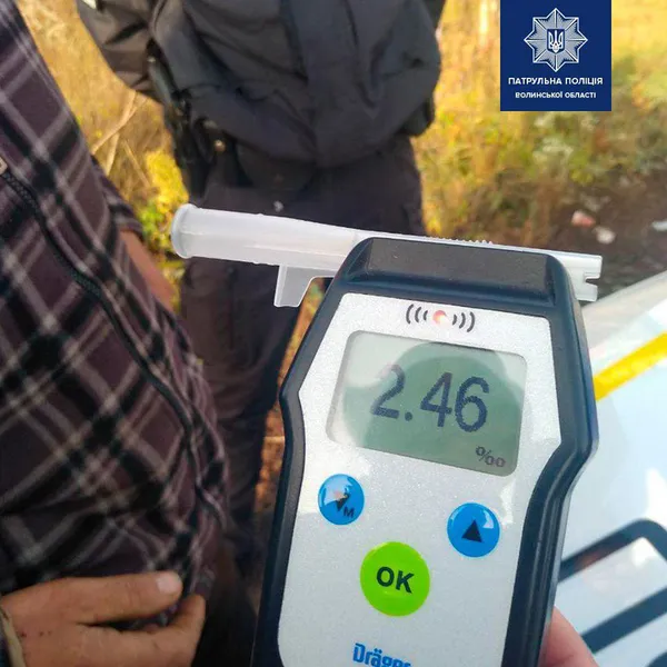 Від 600 до 1000 грн: у Луцьку п'янючий водій вантажівки «торгувався» з патрульними