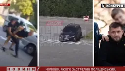 На швидкості влетів на АЗС і пошкодив авто: нові подробиці стрілянини у Дніпрі (відео)