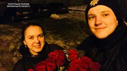 На Волині авто з  квітами злетіло у кювет (відео)