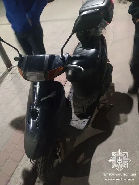У Ковелі зловили п'яного скутериста (фото)