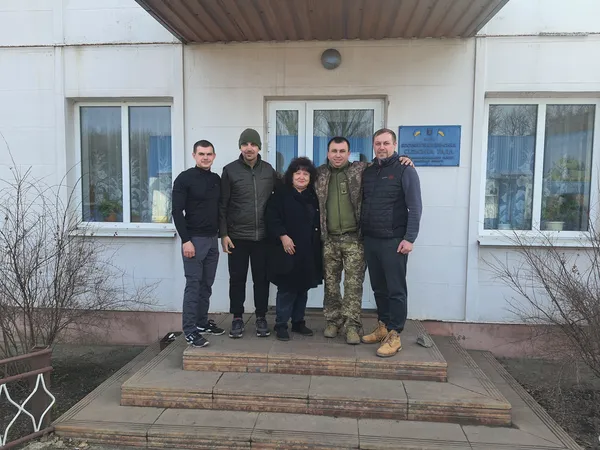 Volunteers delivered aid to one of the hottest spots on the front line