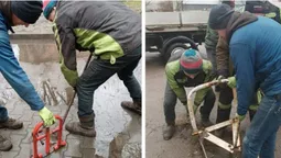 У Луцьку демонтували незаконні обмежувачі руху (фото)