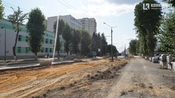 Встановлюють нові бордюри: що коїться на проспекті Волі у Луцьку (фото)