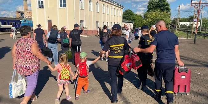 На Волинь прибув ще один евакуаційний потяг з Харківщини (фото)
