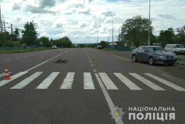 На трасі «Львів-Луцьк» водійка на «Лексусі» насмерть збила велосипедиста (фото)