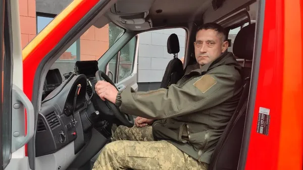 «Поїде на Харківщину»: благодійники з Німеччини передали реанімобіль воїнам 14-ої ОМБр (фото, відео)