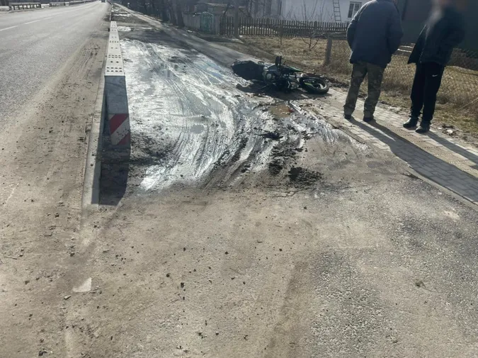 У Луцькому районі 17-річний мотоцикліст збив на смерть 84-річну жінку (фото)
