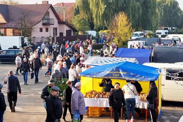 Осінній ярмарок у Володимирі: 80 виробників пропонують свою продукцію (фото)