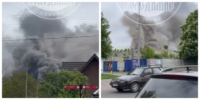 У Володимирі – масштабна пожежа на заводі: що коїться